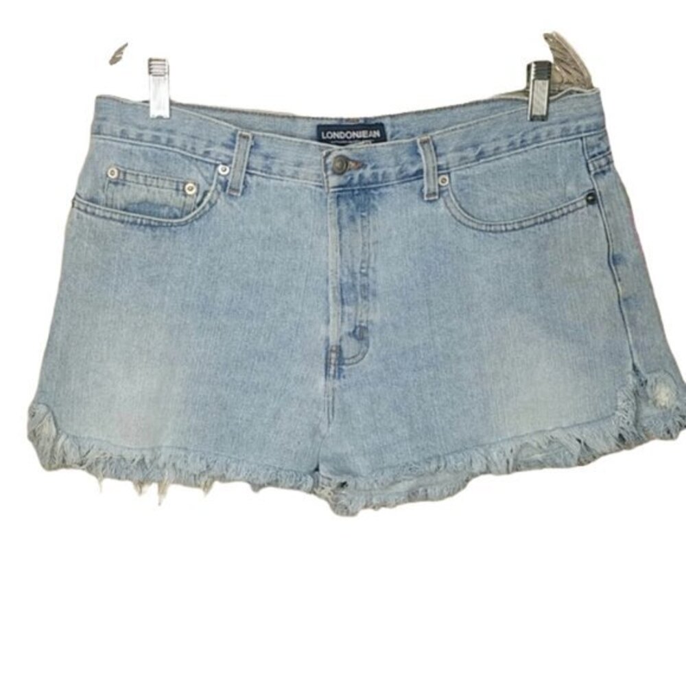 Victoria Secret London Jeans Distressed Shorts 14
